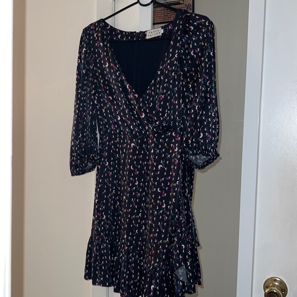 Tanya Taylor silk print dress
